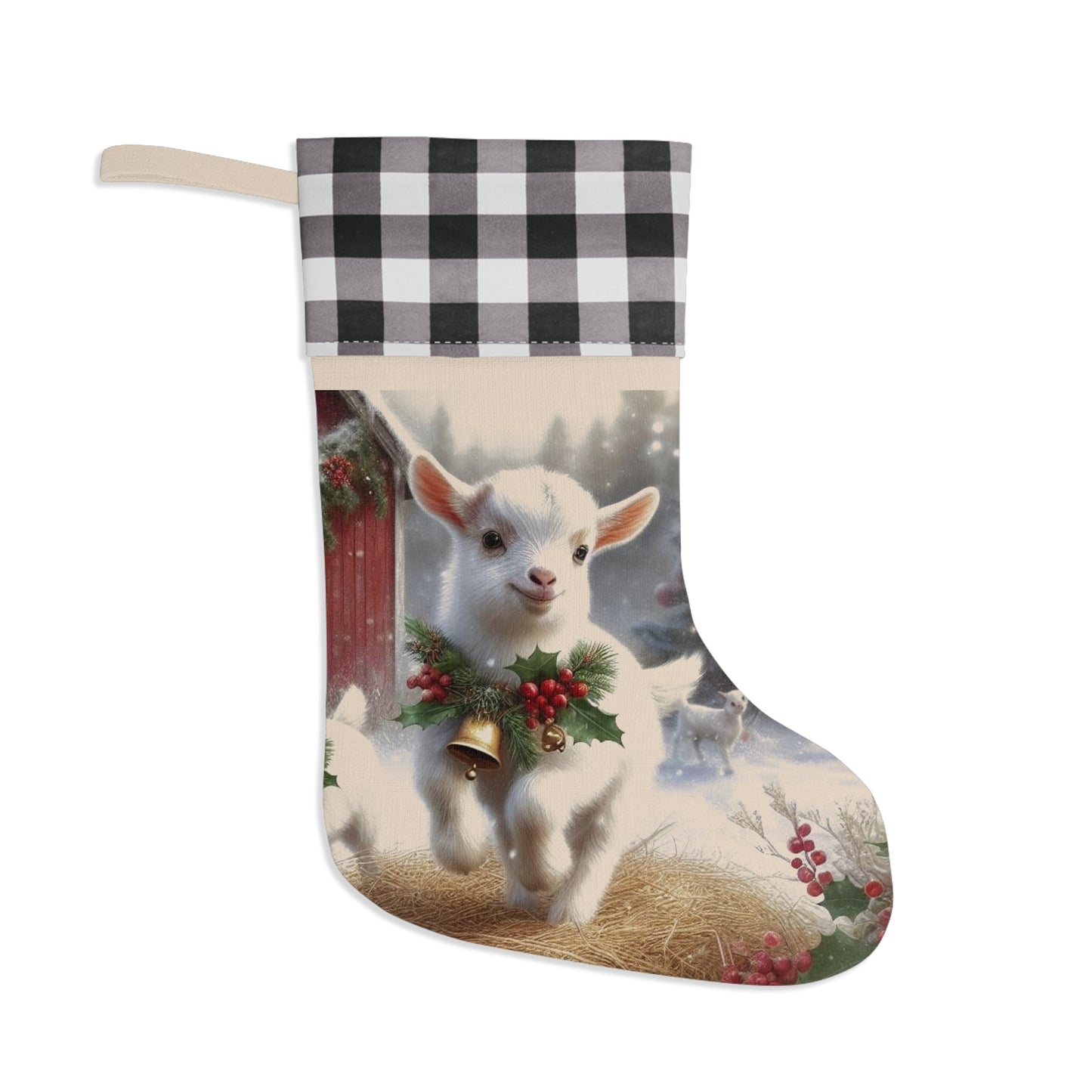 Christmas Stocking - Baby Goat