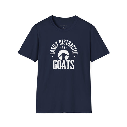 Distracted By Goats Tee, Unisex Softstyle T - Shirt - SmorgeousByGina