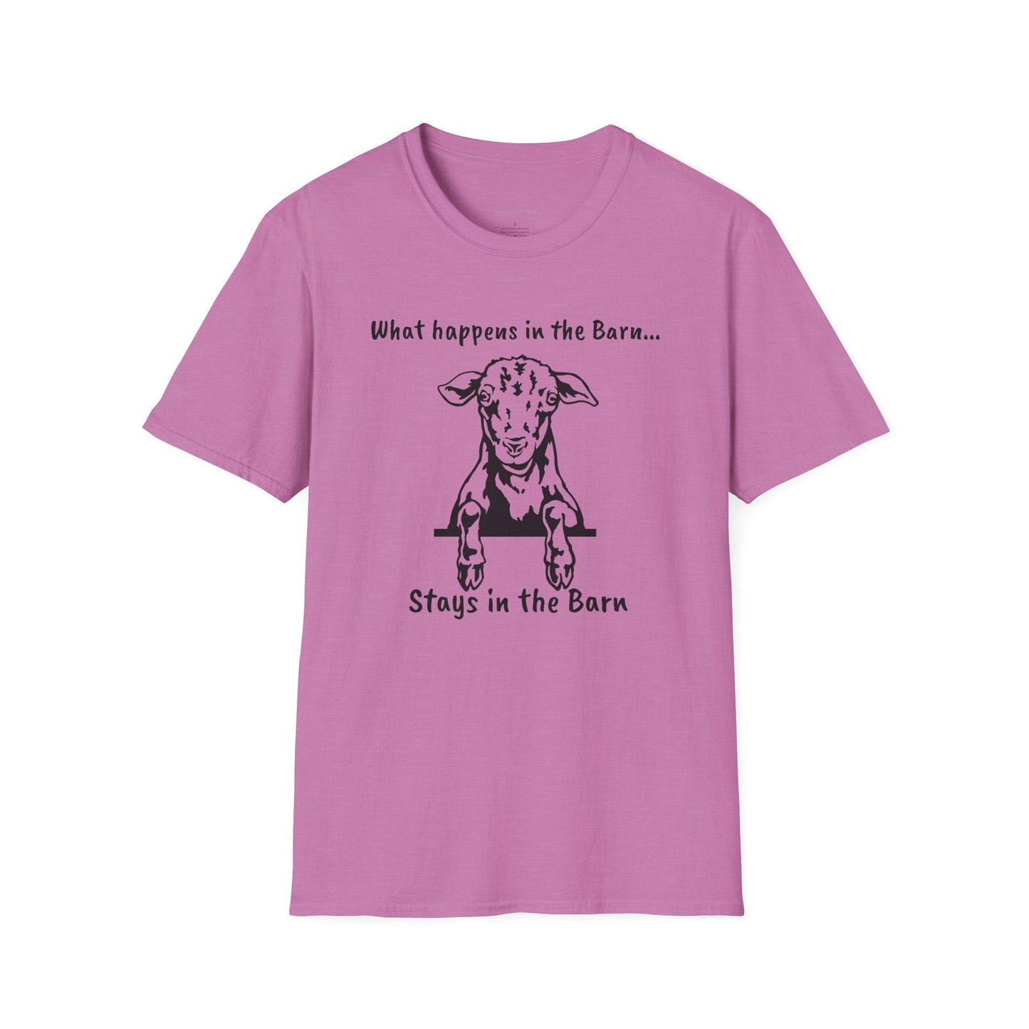 Fun Barn Tee, Goat Love, Farm Tee, Goat Tee, Softstyle T-Shirt - SmorgeousByGina