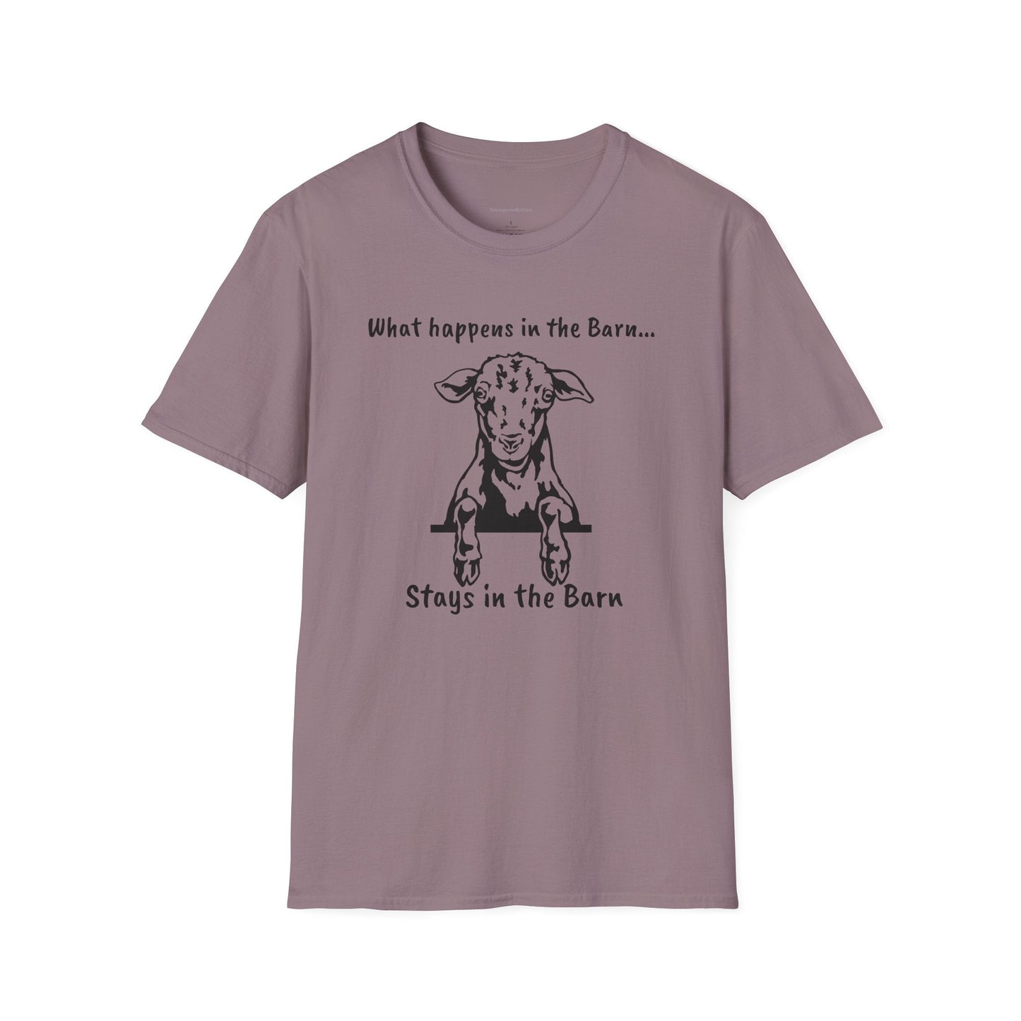 Fun Barn Tee, Goat Love, Farm Tee, Goat Tee, Softstyle T-Shirt - SmorgeousByGina