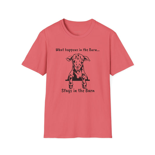 Fun Barn Tee, Goat Love, Farm Tee, Goat Tee, Softstyle T-Shirt - SmorgeousByGina