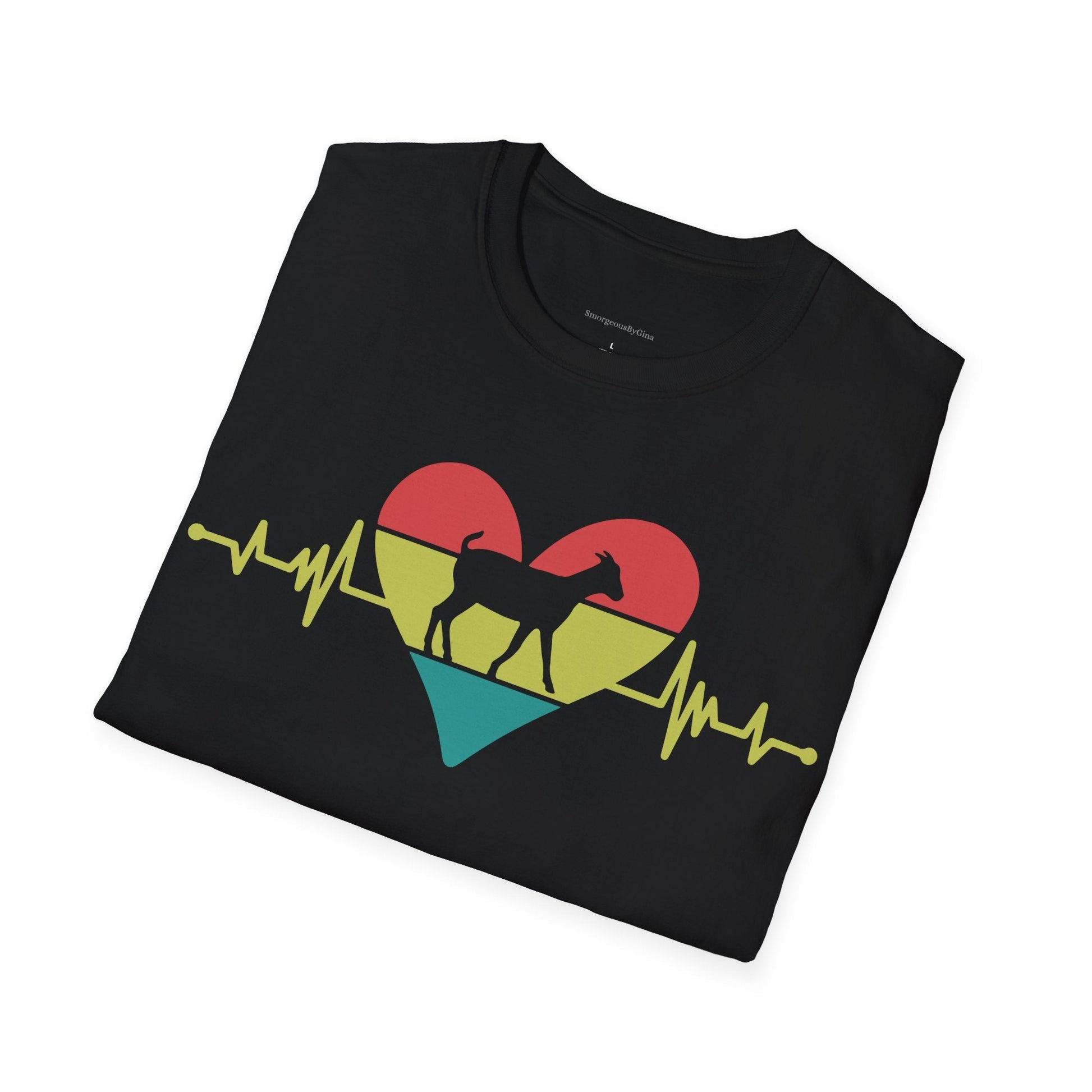 Goat Heartbeat Softstyle T-Shirt - SmorgeousByGina