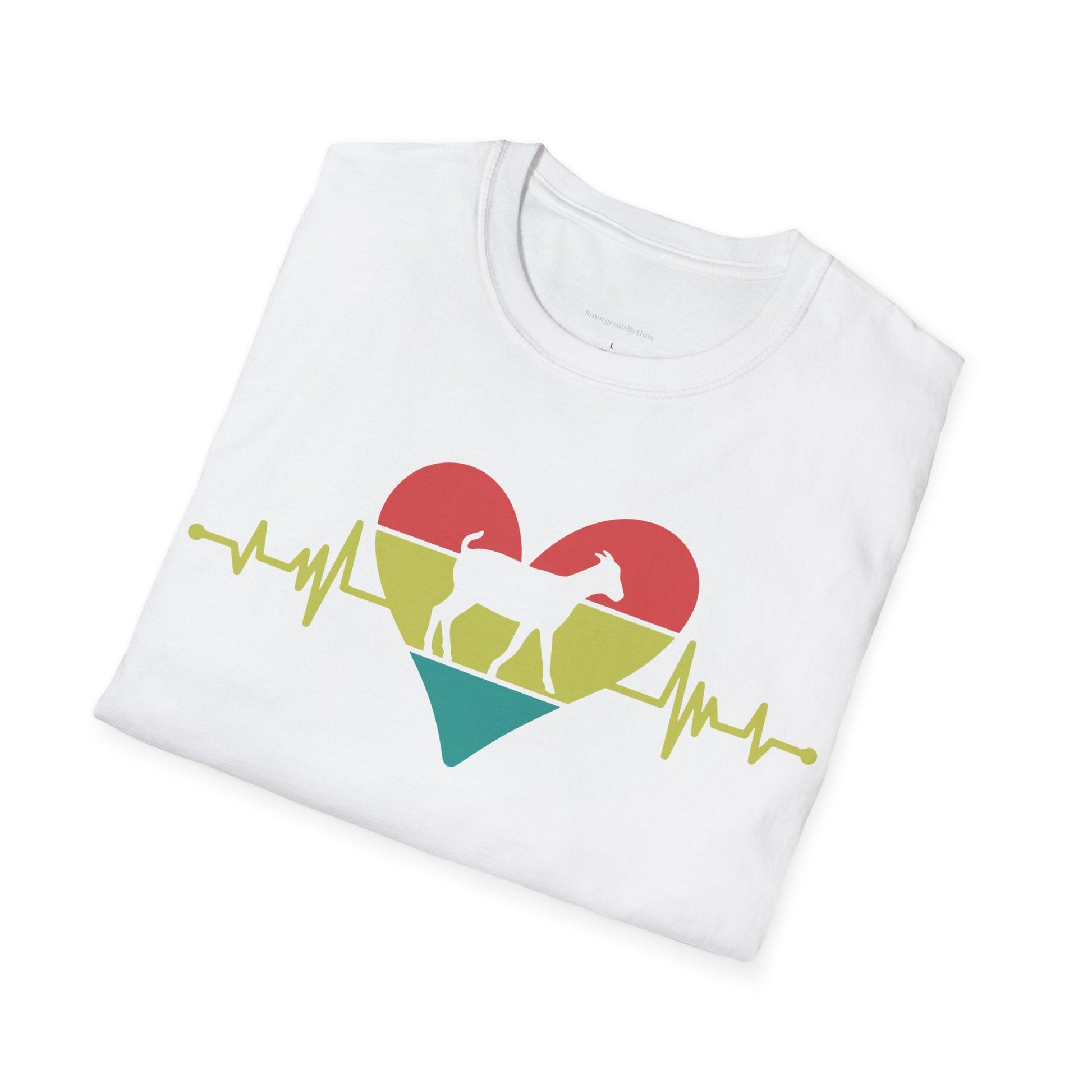 Goat Heartbeat Softstyle T-Shirt - SmorgeousByGina