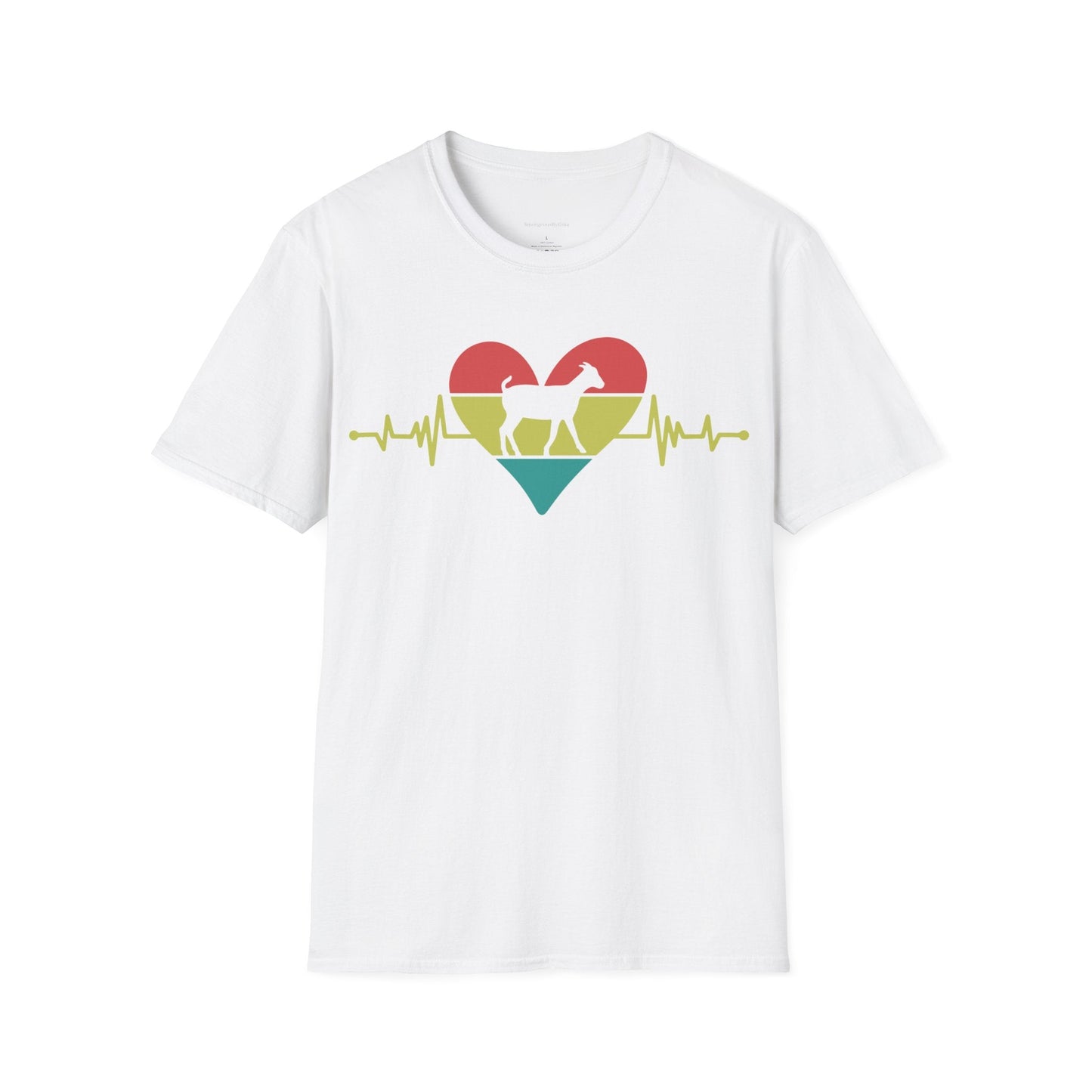 Goat Heartbeat Softstyle T-Shirt - SmorgeousByGina