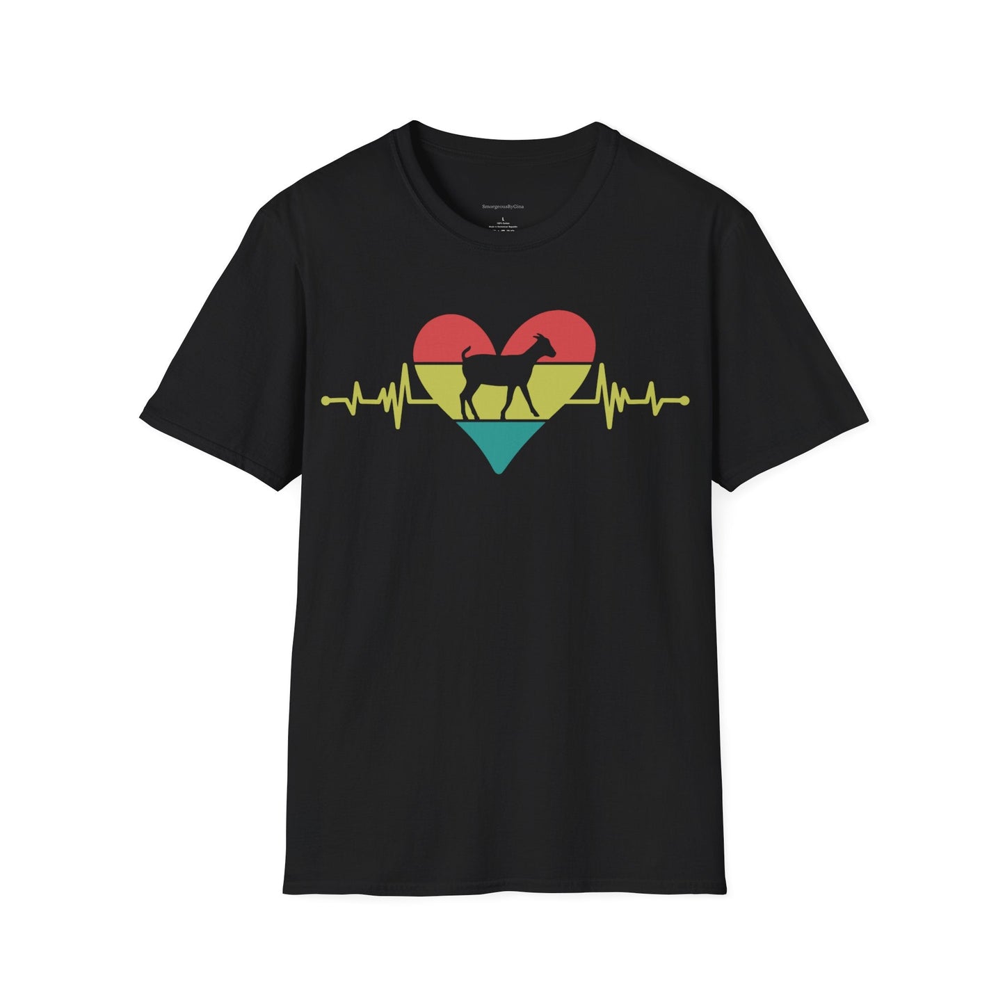 Goat Heartbeat Softstyle T-Shirt - SmorgeousByGina