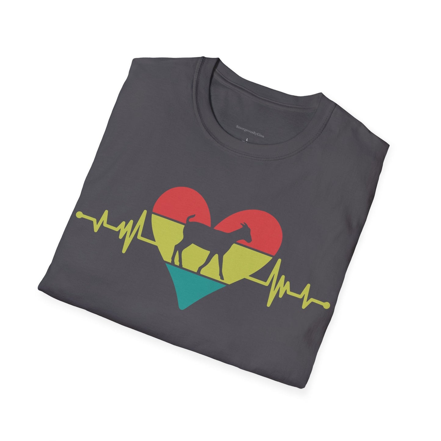 Goat Heartbeat Softstyle T-Shirt - SmorgeousByGina