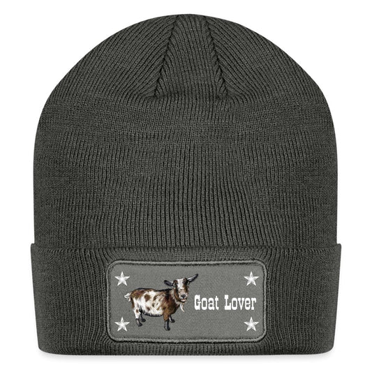 Patch Beanie, Goat Lover - SmorgeousByGina